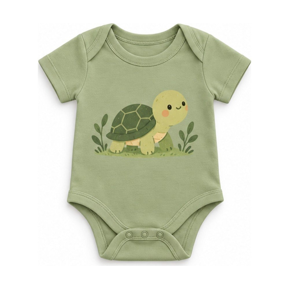 Tiny Turtle Baby Bodysuit